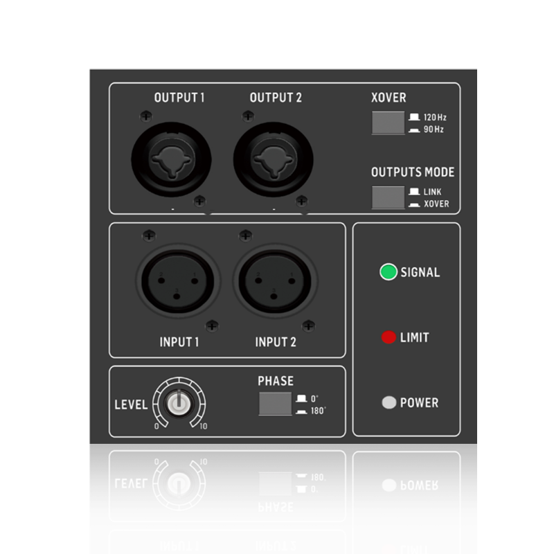 S15SUB: Two Channel in and Switchable Output Modes Subwoofer Functional Module