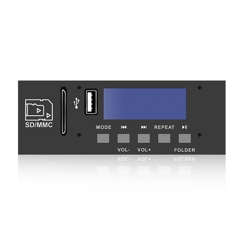 LCD6220: Five Button SD/USB Connector LCD Screen MP3 Player with Bluetooth, TWS