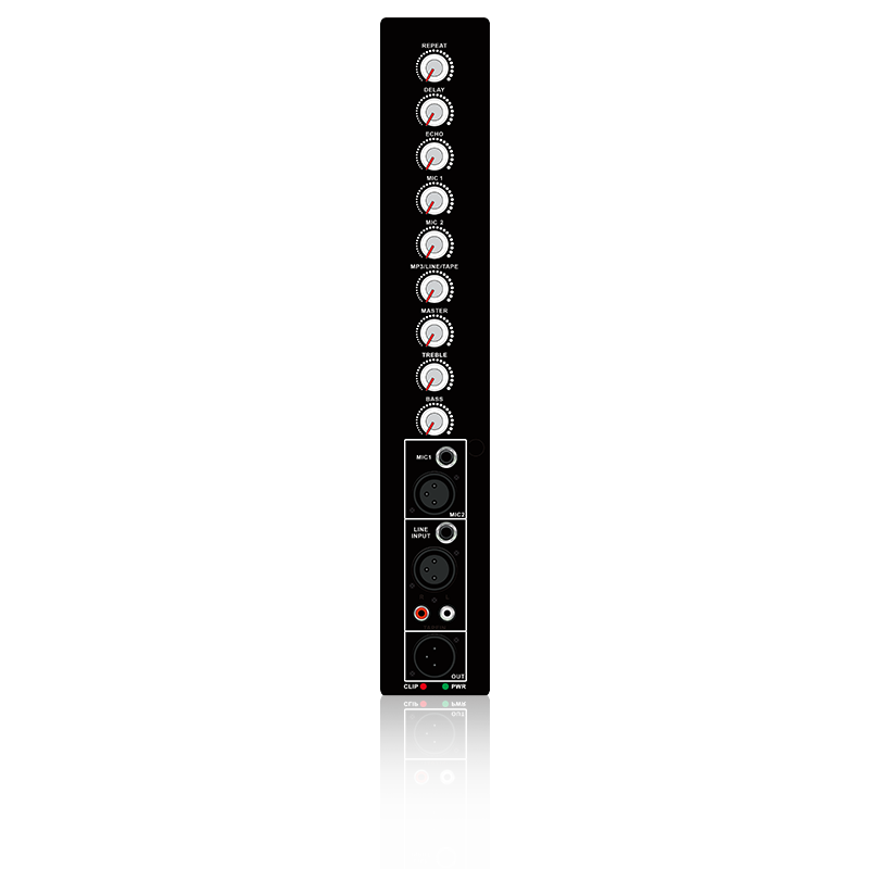 PL69S: Mic Repeat, Delay and Echo Control Vertical Analog Functinal Module