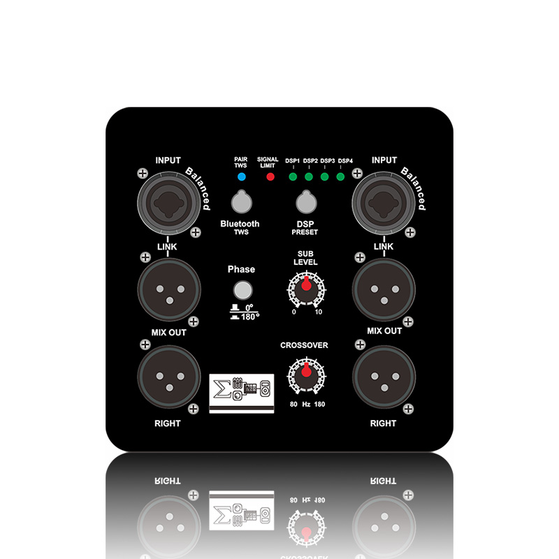 DSP1804: Multi DSP Rreset Two way output Subwoofer DSP Functional Module