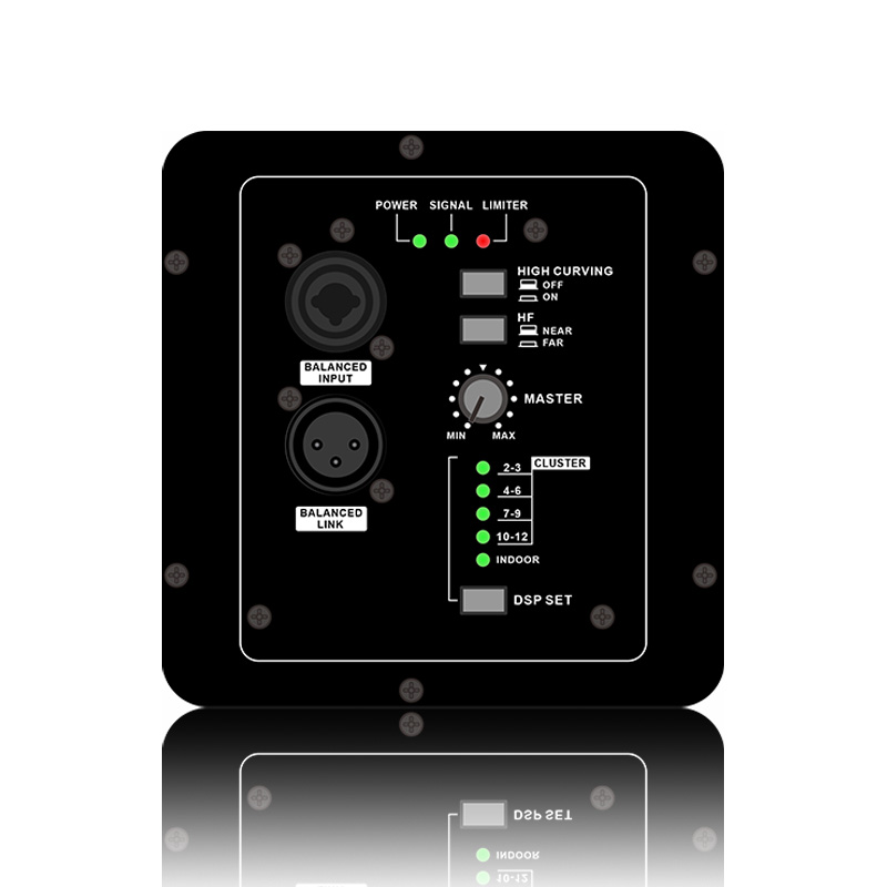 HLD10-A: Multi DSP Rreset mode Compact Professional line array system DSP functional Module