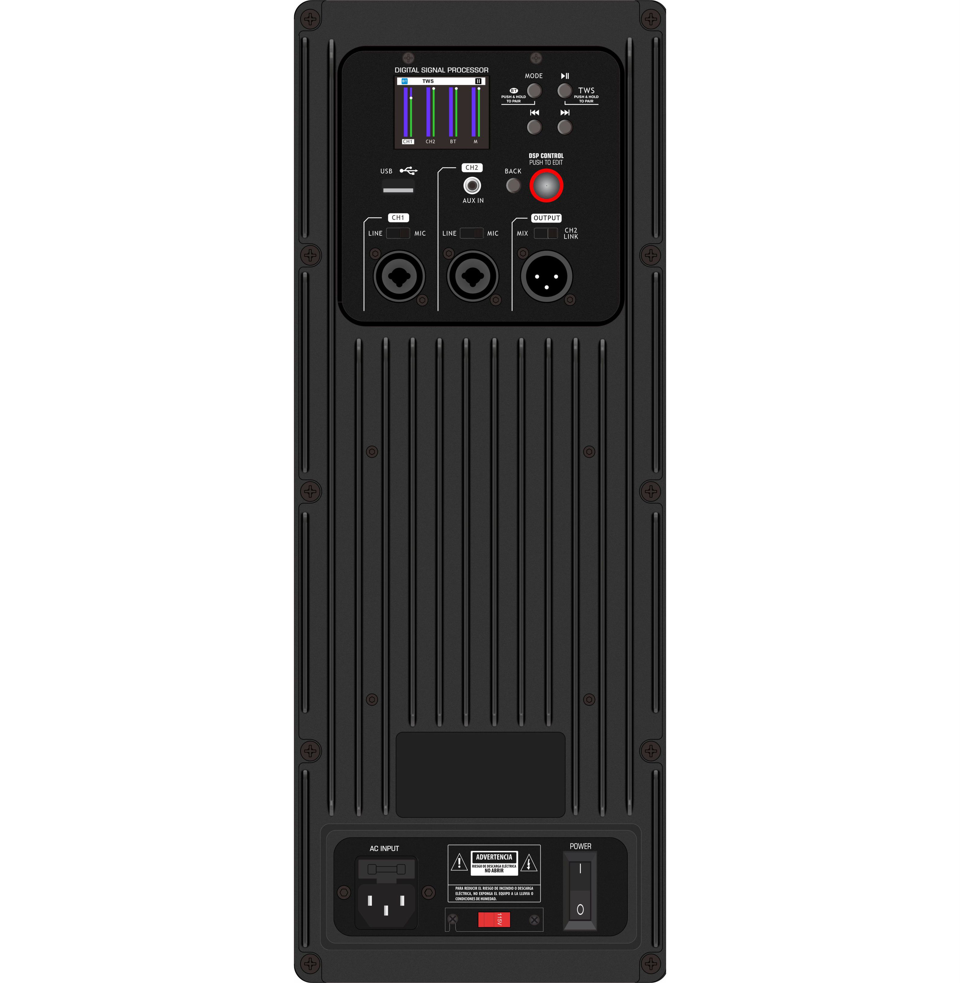 DSP2501 Full-range Active Speaker Amplifier