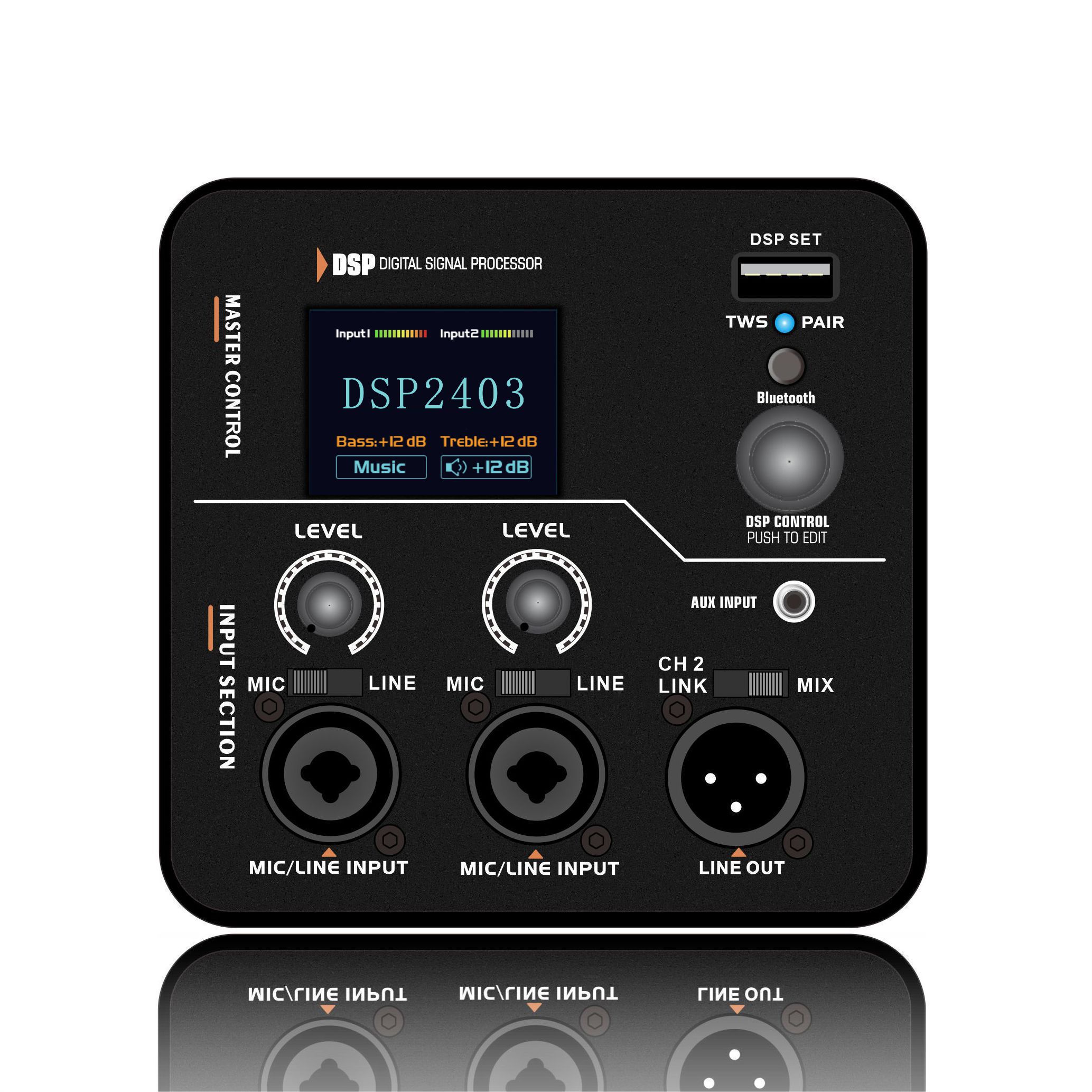 DSP2403 Full-range Active Speaker Amplifier