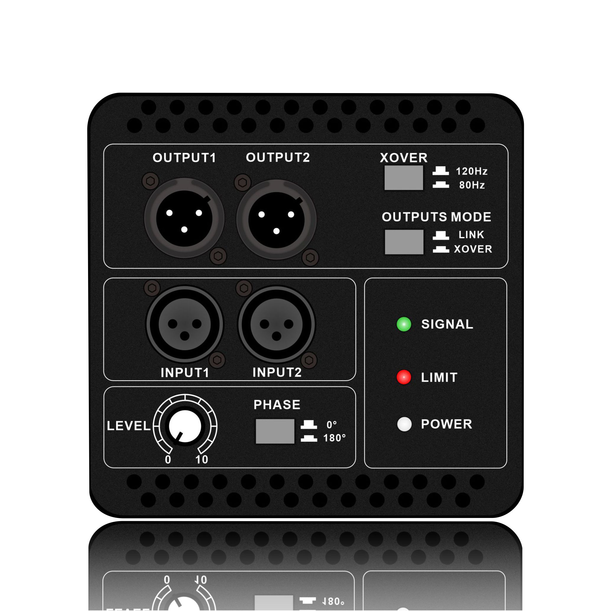 S15SUB: Two Channel in and Switchable Output Modes Subwoofer Functional Module