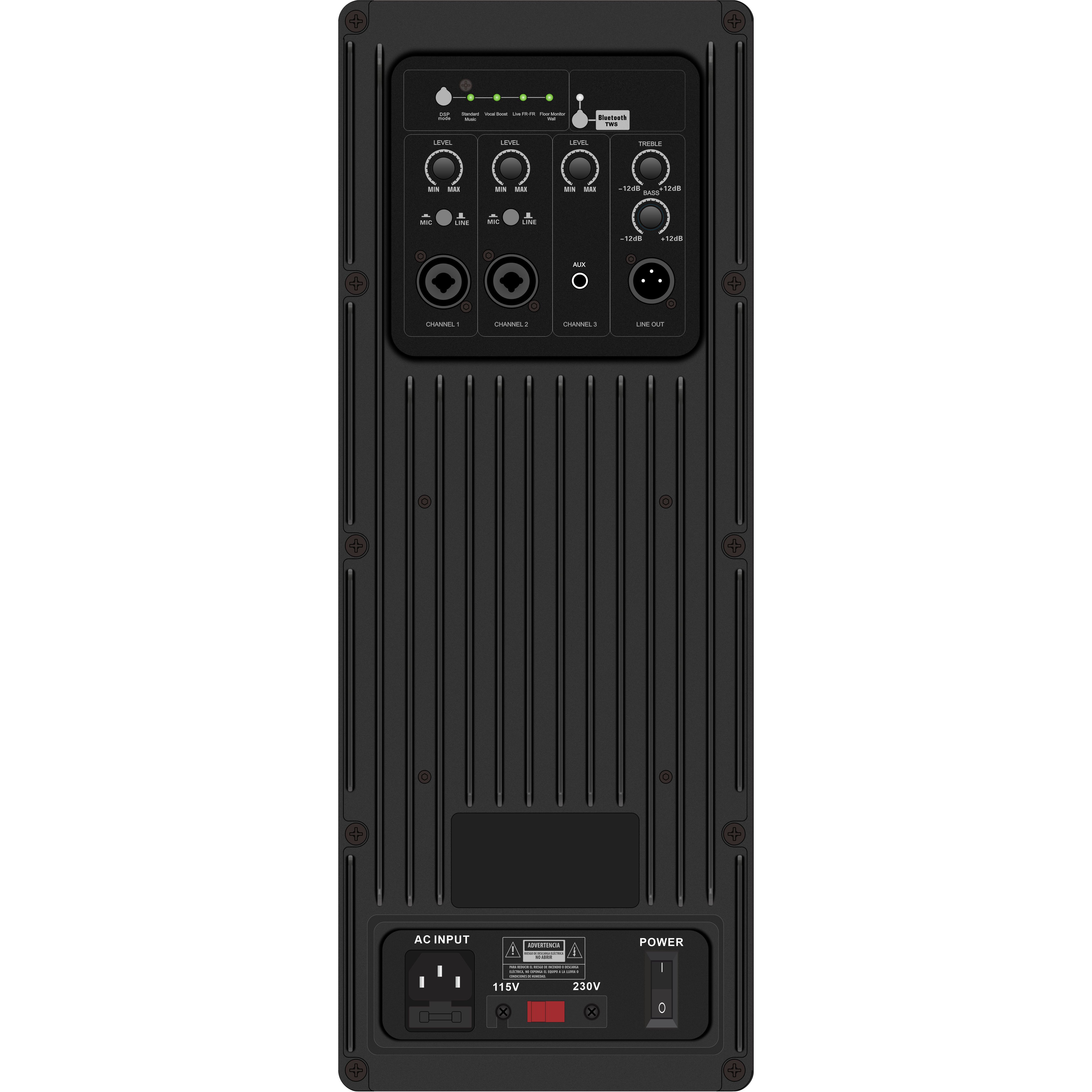 DSP1907 Full-range Powered Active Speaker Amplifier