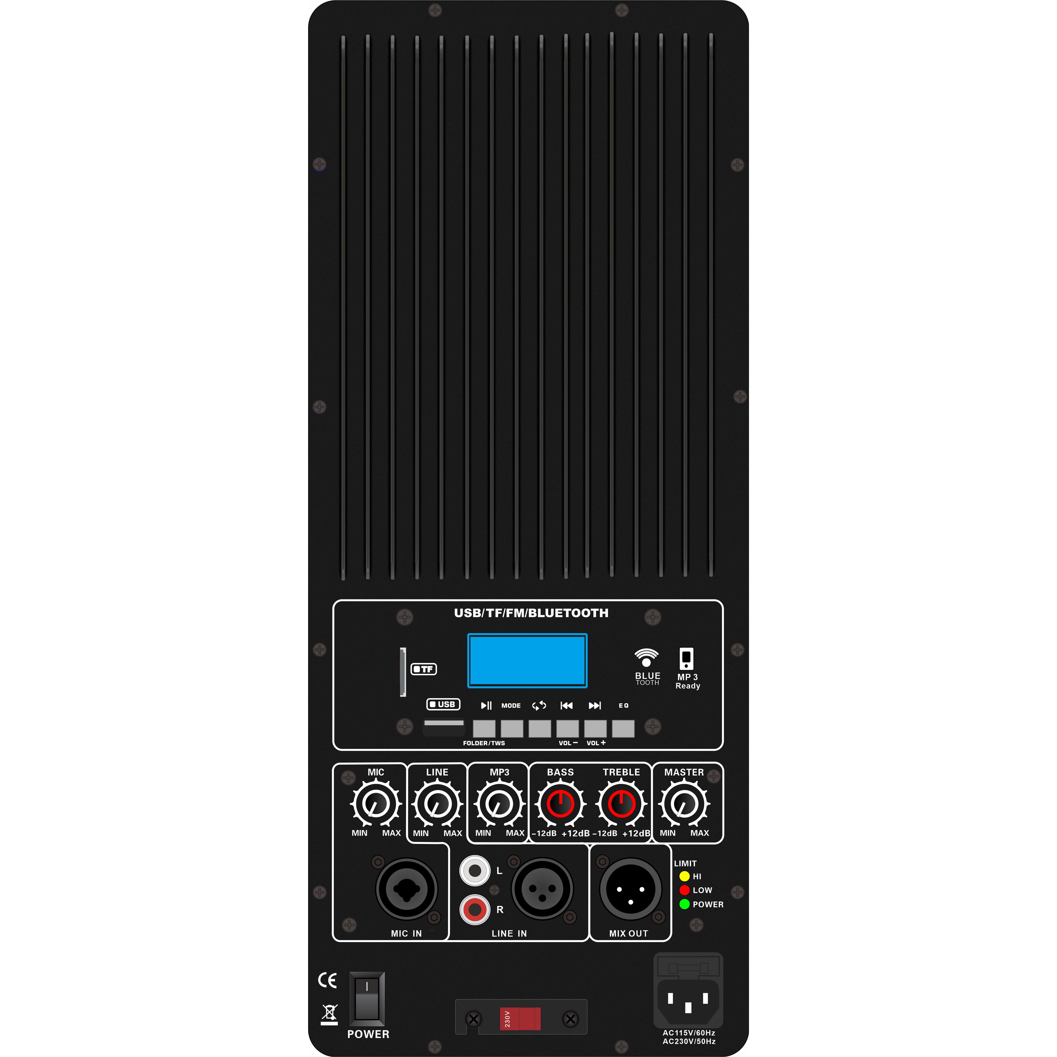 Class H Electrical Frequency Dividing System Amplifier PL93